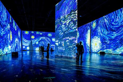 the immersive van gogh exhibit.